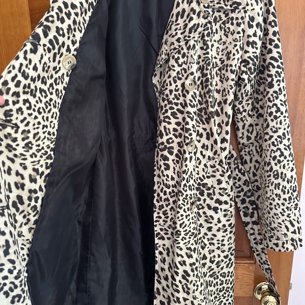 Boston Proper Animal Print Coat - Picture 5 of 5